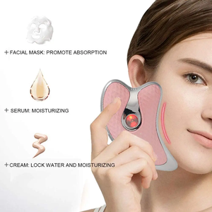 Hot nén massage nước nóng gua SHA Máy ủ rung điện cầm tay ABS Vật liệu cạo Massager chăm sóc da - Product Image 5