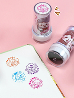 Tampon mousse personnalisé promotionnel de vente chaude d'usine timbre flash photosensible timbres auto-encreur d'enseignant