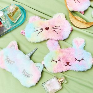 Máscara de Ojos de Peluche de Conejito Unicornio, Cepillos de Baño Suaves, Esponjas y Exfoliantes para Niños, Niñas y Adultos - Product Image 5