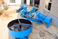 Machine automatique de fabrication de blocs de briques de sol compressé, verrouillage automatique, deuxième main, 7-10 meilleure vente