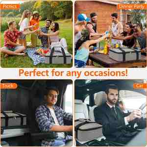 Cazuela Aislada para Alimentos con Capacidad de 5 Galones, Diseño Apilable para Picnic y Eventos Deportivos - Product Image 6