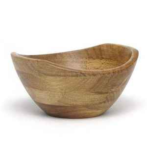 Tazón de Madera Biodegradable Ecológico para Servir, Ideal para Decoración de Mesa en Hogar u Hotel, para Ensaladas/Frutas/Sopa/Arroz, Apto para Lavavajillas - Product Image 6