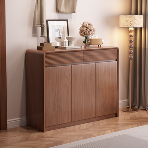 <span class=keywords><strong>Scarpiera</strong></span> in Legno Durevole con Design a Onde Artistiche, Grande Capacità, Smontabile (KD), per Corridoio e Arredamento <span class=keywords><strong>Casa</strong></span> - Product Image 1