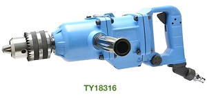 Taladro Neumático Reversible de Alta Resistencia TY18716, Capacidad de 16 mm (5/8 pulgadas) para perforar, cortar con sierra perforadora y escariar, 1000 rpm, Mango en D - Product Image 3