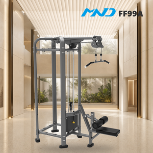 เครื่องออกกำลังกายแบบมัลติสเตชั่นระบบ Pin Loaded รุ่น Professional (โครงหลัก) ยี่ห้อ MND Fitness สำหรับฟิตเนส Sao Paulo Gym Club Strength - Product Image 1