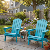 Fauteuil de patio d'extérieur en bois de cèdre massif, semi-assemblé, style Adirondack, pliable, en stock dans l'entrepôt américain