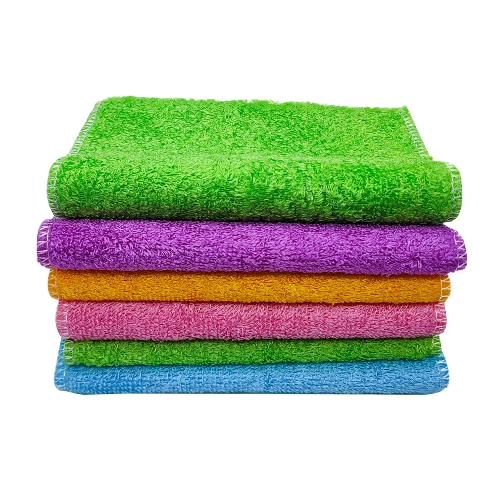 पकवान कपड़ा बांस फाइबर उच्च कुशल विरोधी-तेल धोने तौलिया रसोई घर की सफाई पोंछते चीर