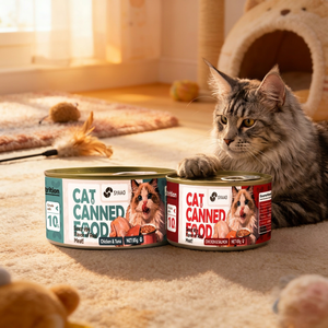 Comida Enlatada para Gatos SYAAO, Pollo y Atún 85g, Alto Contenido de Carne, Sin Granos, Comida Húmeda para Gatos de Todas las Etapas de Vida - Product Image 1
