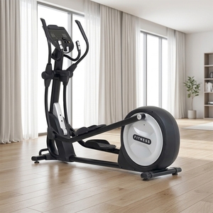Vélo <span class=keywords><strong>elliptique</strong></span> professionnel avec résistance réglable, équipement d'exercice aérobie, vélo de fitness à contrôle magnétique vertical - Product Image 3