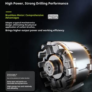 Perceuse électrique sans fil au lithium 20V WU193, perceuse électrique sans balais, tournevis électrique haute puissance, 95 Nm, perceuse à main pour la maison - Product Image 4