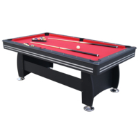 Meilleure vente de Table de jeu combiné multifonction utilisé en intérieur avec tous les accessoires, Table de billard, Tennis, Air Hockey