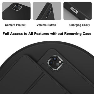 Custodia per Tablet <span class=keywords><strong>iPad</strong></span> <span class=keywords><strong>Pro</strong></span> <span class=keywords><strong>11</strong></span> pollici M5 2025/M4 2024 con Supporto Trifold, Smart Cover e Porta Penna, Protezione Posteriore in TPU Morbido - Product Image 3