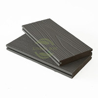 Planches de terrasse WPC de qualité supérieure à longue durée de vie, revêtement de sol en bois-plastique de haute qualité pour patio et cour
