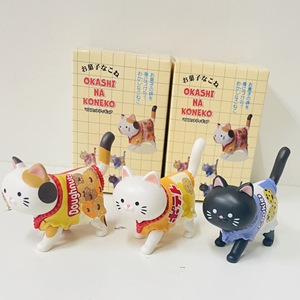 おカシナコネコ ウォーキングキャット ドレッシングインスナックパッケージ スナックキャット ミニフィギュア PVC製おもちゃ ブラインドボックス 子供用 デスクデコレーション - Product Image 2
