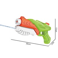 Jouets de pistolets à eau portables pour enfants en plein air, pistolets à eau en plastique pour enfants d'été, jouet de pistolet à eau de 400 ml