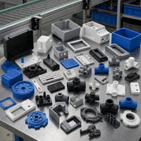 Pièces de boîtier électronique en plastique ABS fabriquées en Chine, moulage par injection OEM, service professionnel de moulage par injection