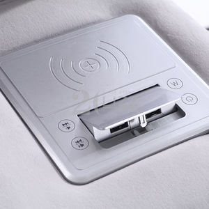 Canapé d'angle <span class=keywords><strong>en</strong></span> tissu moderne <span class=keywords><strong>en</strong></span> forme de <span class=keywords><strong>U</strong></span> avec haut-parleur et USB pour le salon - Product Image 6