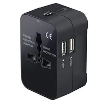 Yeni moda evrensel anahtarlama güç adaptörü dünya çapında uluslararası güç adaptörü ile 10A USB çıkışı
