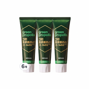 Pasta Dental Herbal de Menta Fresca 100g, Paquete de 6 con Descuento, Aroma a Propóleo, para Uso Familiar en el Hogar - Product Image 1