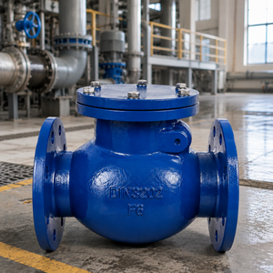 Clapet anti-retour à bride en fonte ductile standard avec joint souple en caoutchouc EPDM, personnalisable OEM ODM, vente en gros - Product Image 6