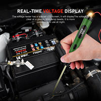 Lampe de Test numérique LCD TOPDIAG, crayon de Test de réparation de voiture 5-30V DC, multifonction, testeur de Circuit automobile, fusibles de testeur de voiture