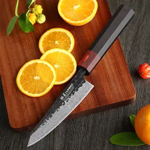 Coltello multiuso ottagonale da cuoco con taglierina forgiata a mano giapponese