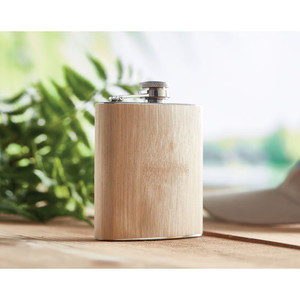 Offre Spéciale en acier inoxydable logo personnalisé flacon de hanche en bambou pour l'Allemagne Victoria Bitter Glen Deveron St. George - Product Image 3