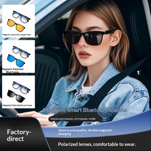 Lentes Magnéticas Desmontables, Gafas Inteligentes, Gafas de Sol para Conducir, Polarizadas, Protección UV y Anti-luz Azul, <span class=keywords><strong>Llamadas</strong></span> BT, Música - Product Image 5