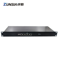 1U 4 * RJ45 1000M LAN Rack Firewall Router Servidor de red con Intel ATOM D2550 2,0G CPU 8GB Memoria PFSense Soporte en stock