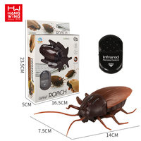 Juguete de Control Remoto por Radio, Simulación de Cucaracha Eléctrica, Control Remoto Infrarrojo, Juguete Divertido con Mal Olor, Juguete para Mascotas