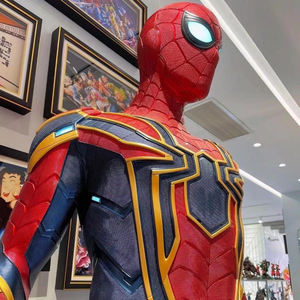 Sculture di Personaggi dei Film Marvel, Iron Spider-Man a Grandezza Naturale in Vetroresina, Grande Scultura di <span class=keywords><strong>Hulk</strong></span> in Vendita - Product Image 6