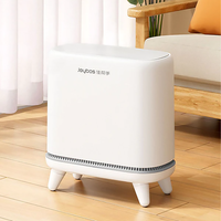 Poubelle de rangement en plastique intégrée à absorption automatique JOYBOS personnalisée, écologique, blanche, 12,5 L, pour hôtel