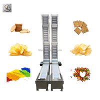 Élévateur à godets continu de type Z FKJX en PEHD/acier pour machines de remplissage de riz et de chips avec décharge par gravité