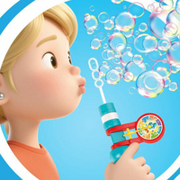 2 en 1 Baguette à bulles Shark Hand Toy Ocean Adventure Music Bubble Stick for Kids Outdoor Play and Beach Fun