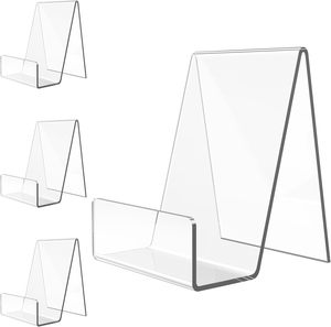 Nhà Máy Acrylic cuốn sách đứng giữ cuốn sách rõ ràng Giá vẽ đứng với vách ngăn để hiển thị hình ảnh máy tính xách tay âm nhạc tờ tác phẩm nghệ thuật CD - Product Image 1