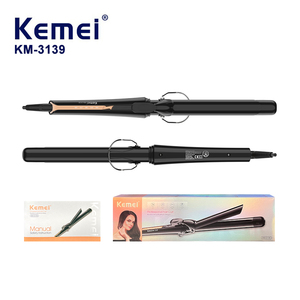 Rizador <span class=keywords><strong>de</strong></span> Pelo Eléctrico Kemei KM-3139 con Revestimiento PTC <span class=keywords><strong>de</strong></span> Calidad, 5 Ajustes <span class=keywords><strong>de</strong></span> Temperatura, Rizador Profesional para Mujeres - Product Image 1