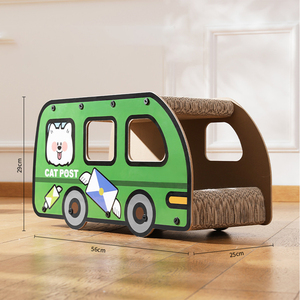 Herstellung Großhandel Auto-förmiger Kratzbaum Katzen-Papphaus - Product Image 6