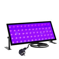 Noche azul 395nm lámpara de luz ultravioleta trabajo inundación PCB soldadura pegamento inyección de tinta barniz pintura serigrafía 6000K Luz de fiesta de escenario