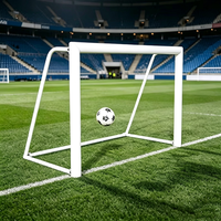 But de football miniature autoportant en aluminium Vance Sports Outdoor, but de football portable pour l'entraînement sportif