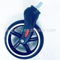 Roues et pneus de 6 pouces, roue pivotante universelle en mousse PU pour chariot