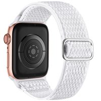 Bracelet de montre en nylon élastique à motif ondulé, best-seller, pour Apple Watch 8/7/6, 27 couleurs disponibles
