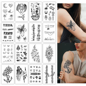 Tatuaje Temporal Semi-Permanente Impermeable y a Prueba de Sudor con Duración de 2 Semanas, Tatuaje Realista Herbal Antifricción para Brazo y <span class=keywords><strong>Pierna</strong></span> - Product Image 1