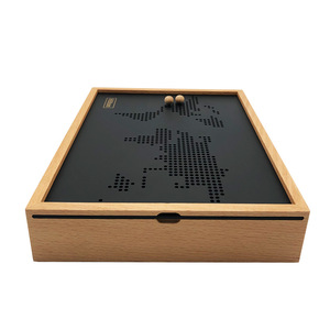 Caja de Almacenamiento de Madera 217mm X 260mm X 52mm, Rectangular, Ecológica, para Cigarros, Humidor - Product Image 4