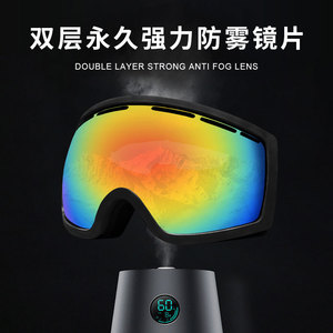 Ski Goggles Double Layer Anti Fog Wide View High Definition For Men Women Adult Outdoor Snow Sports - Product Image 4