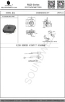 Controlador de Joystick de Contacto Soundwell RJ20, Potenciómetro de 5k Ohm, DC24V 10A, para Consolas de Juegos y Asientos de Auto