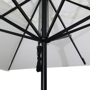 Parasol pliable moderne en aluminium de 2 m, étanche, avec corde, pour cuisine, entrepôt, patio, jardin, cour, plage DC-UM- - Product Image 5