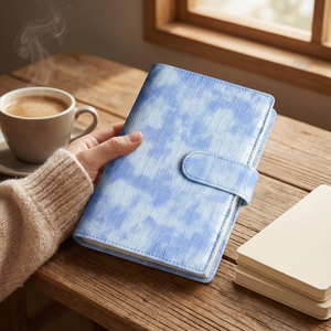 Carnet de notes vintage en cuir A5 avec reliure à 6 anneaux pour l'écriture, les voyages, les cadeaux, logo personnalisé, OEM/ODM, vente en gros - Product Image 6