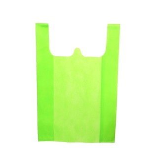 2018 fábrica de china barato de compras no tejido t camisa chaleco bolsa la bolsa de la camiseta - Product Image 1