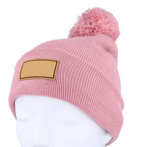 Bonnet pompon décontracté en acrylique, confortable et de bonne qualité, nouveau style streetwear d'hiver, pour unisexe - Product Image 4
