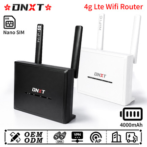 DNXT 4g sim router 300Mbps 4g router with sim AP Mode wifi router with sim card slot 5000mAh wifi <b>modem</b> with sim card Home Use - Product Image 1